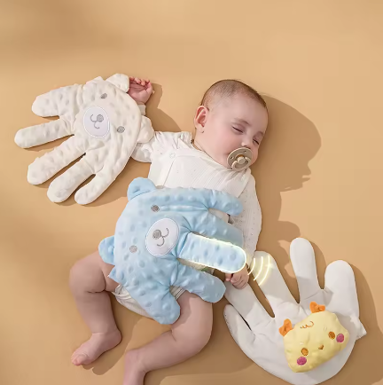 - Peluche Apaisante Bébé – Le Compagnon Idéal pour des Nuits Paisibles -